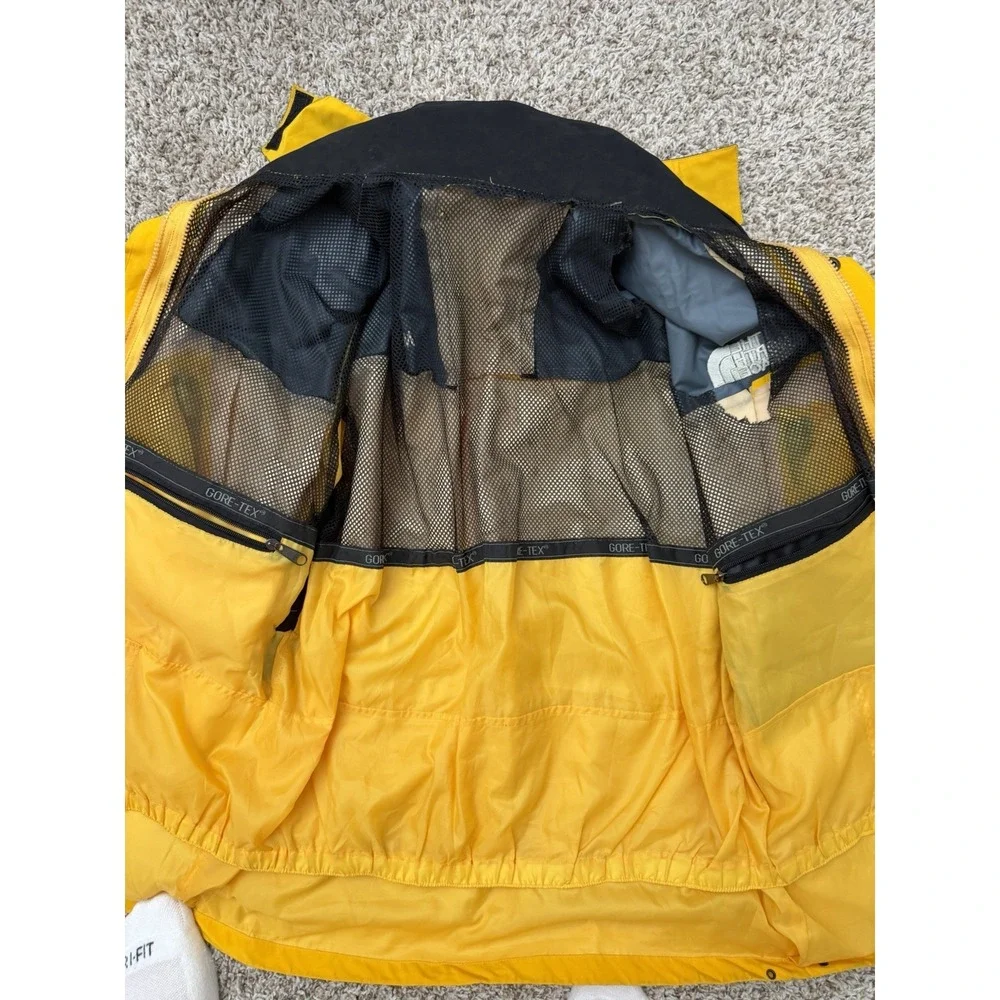 Vintage The North Face Mountain Gore-Tex Jacket Men's XL Yellow Black Shell